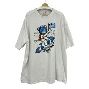 Phat doc astronaut tee 5XL mens big tall highkey savage t-shirt bear rocket